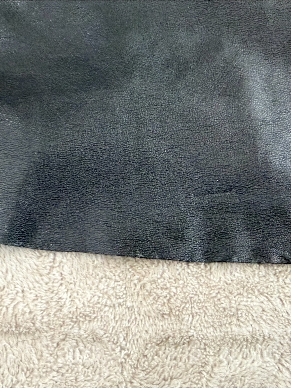 Banana Republic Black Leather Cami Tank Top Size 4 Fairy Grunge Ren Fest Minimal - Picture 5 of 13